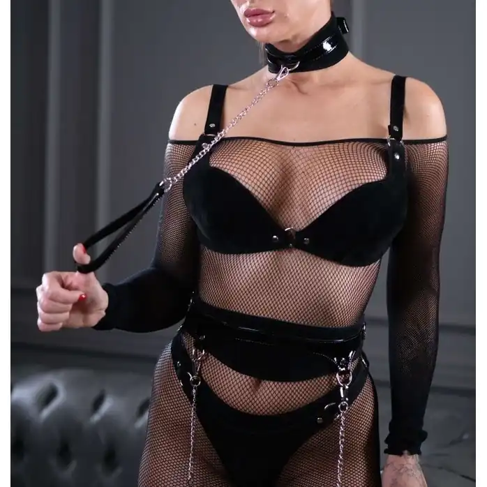 Оригинальный замшевый пояс Sex Game. Фотография 3.