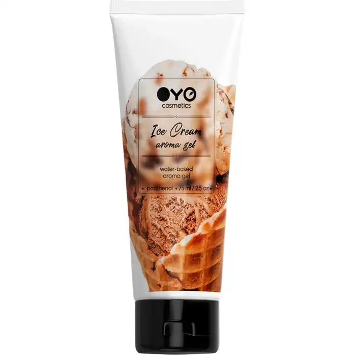 Лубрикант на водной основе OYO Aroma Gel Ice Cream с ароматом пломбира - 75 мл