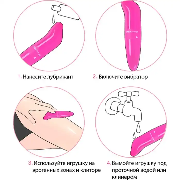 Розовый клиторальный вибростимулятор «Оки-Чпоки» - Оки-Чпоки. Фотография 3.