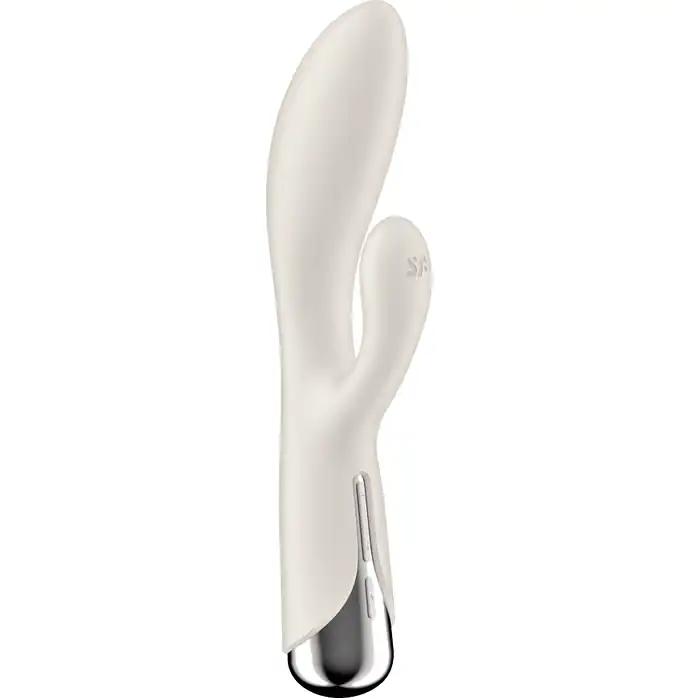 Телесный вибратор-кролик с ротацией Spinning Rabbit 1 - 20 см