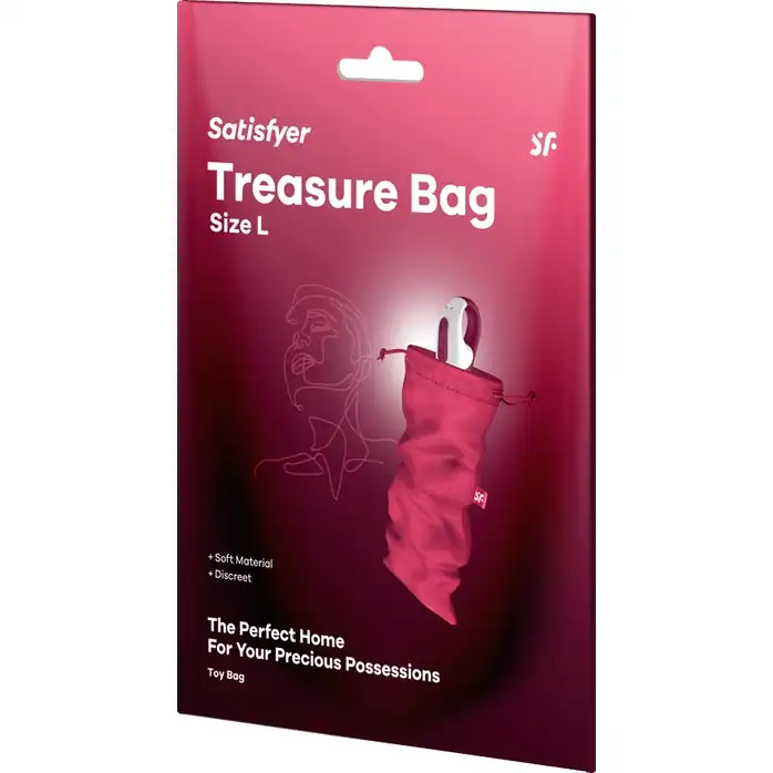 Розовый мешочек для хранения игрушек Treasure Bag L