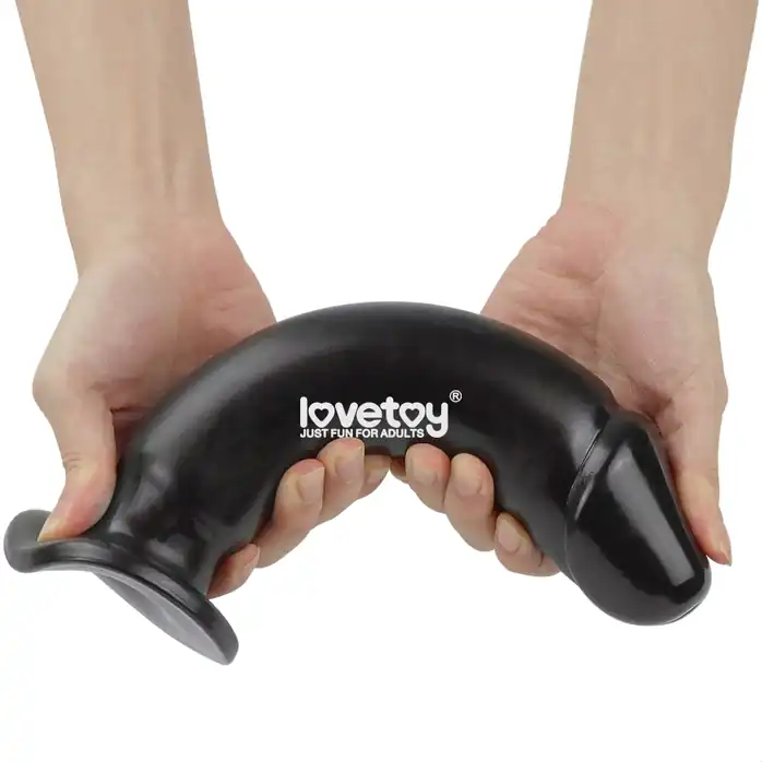 Черный анальный фаллоимитатор 9.25 King Sized Anal Dildo - 22,5 см. Фотография 3.