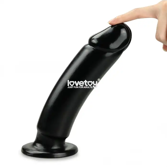Черный анальный фаллоимитатор 9.25 King Sized Anal Dildo - 22,5 см. Фотография 4.