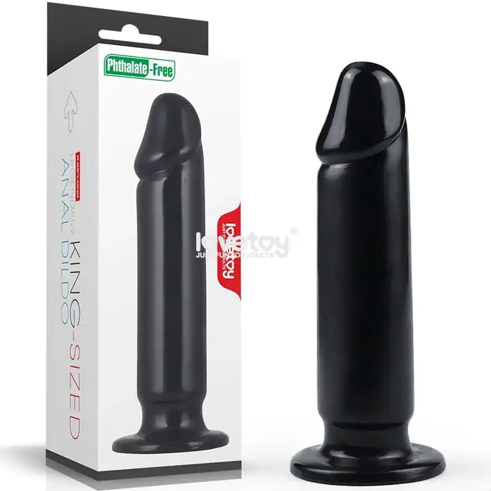 Черный анальный фаллоимитатор 9.25 King Sized Anal Dildo - 22,5 см