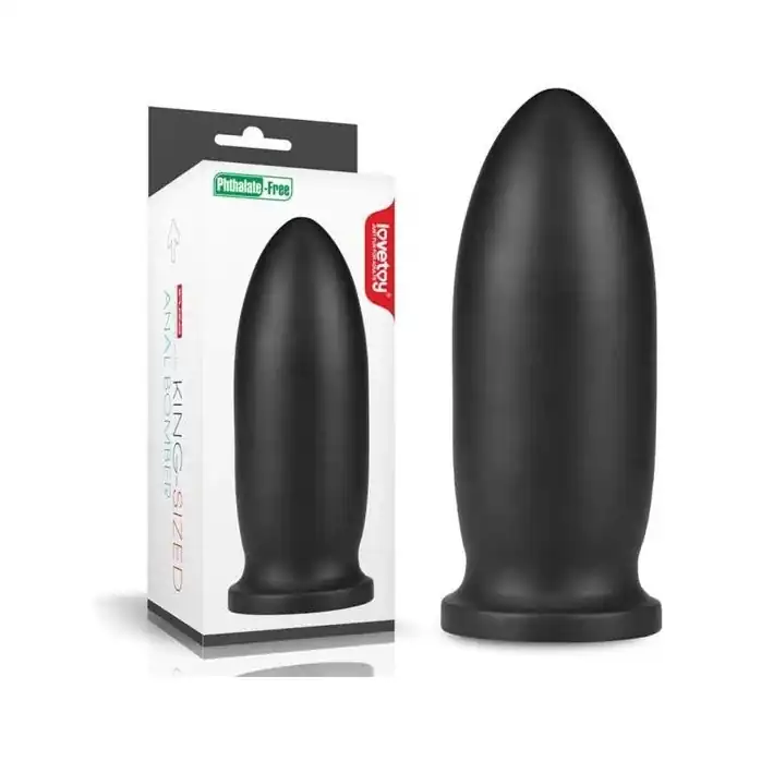 Черная анальная втулка 9 King Sized Anal Bomber - 23 см