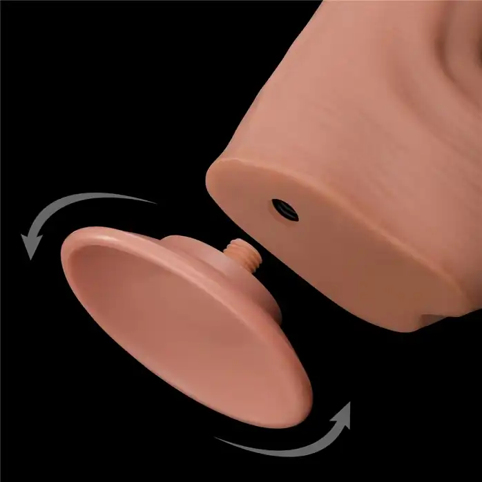 Телесный фаллоимитатор 12 King Sized Sliding Skin Dual Layer Dong - 31 см. Фотография 3.
