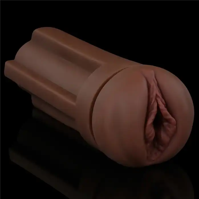 Коричневый мастурбатор-вагина Pleasure Brew Masturbator-Sultry Stout в банке. Фотография 3.