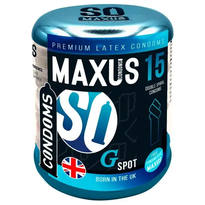 Презервативы Maxus G spot с двойной спиралью - 15 шт