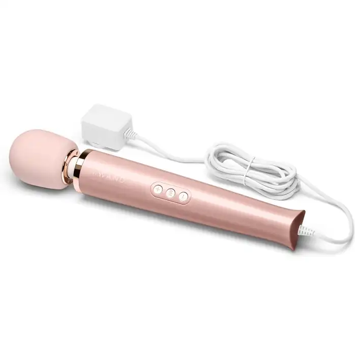 Проводной жезловый вибромассажер Le Wand Powerful Plug-In Vibrating Massger - 34 см. Фотография 4.
