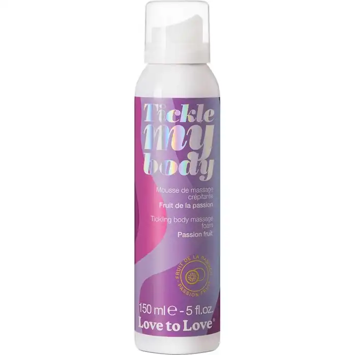 Массажная хрустящая пенка Tickle My Body Passion Fruit с ароматом маракуйи - 150 мл
