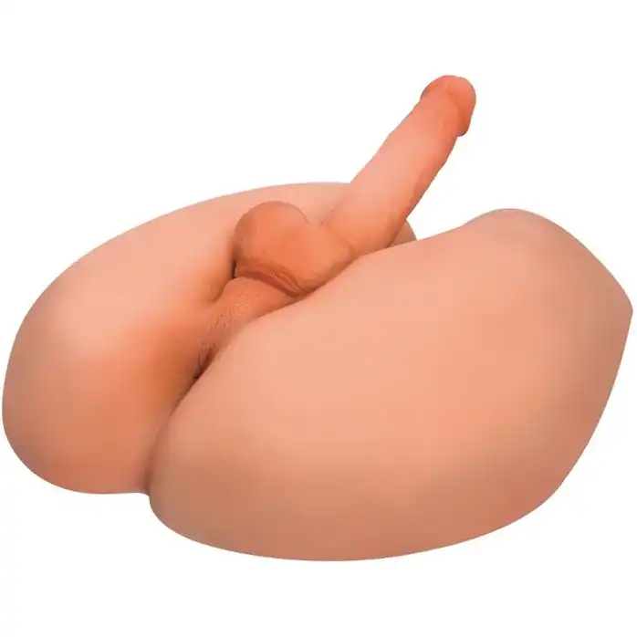 Мастурбатор-анус с фаллоимитатором Anal Missionary CyberSkin Stroker Light - CyberSkin. Фотография 2.