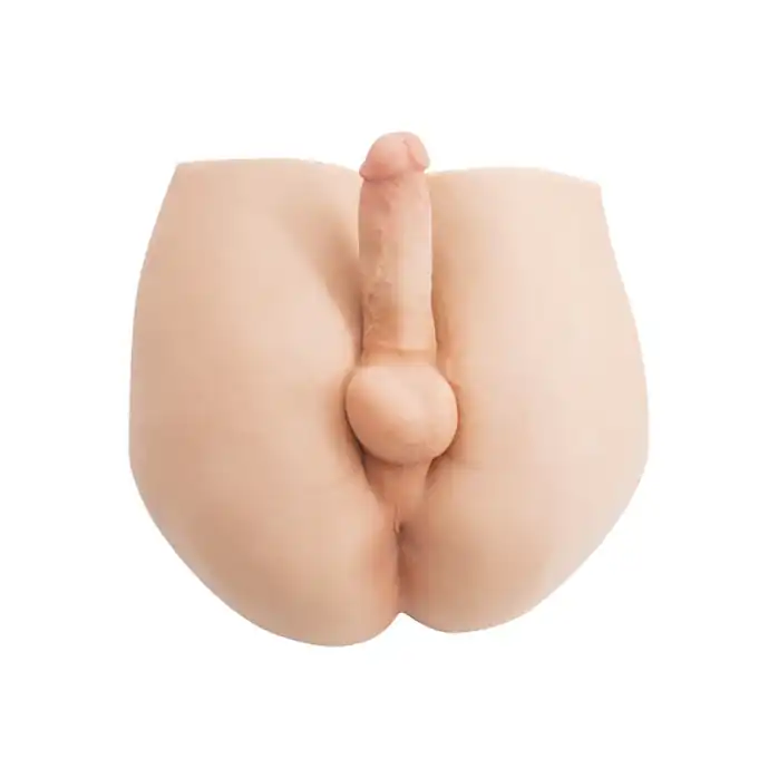 Мастурбатор-анус с фаллоимитатором Anal Missionary CyberSkin Stroker Light - CyberSkin. Фотография 3.