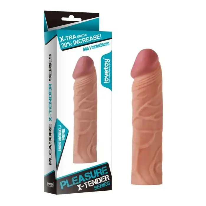 Насадка-фаллоимитатор Super-Realistic Penis - 17 см