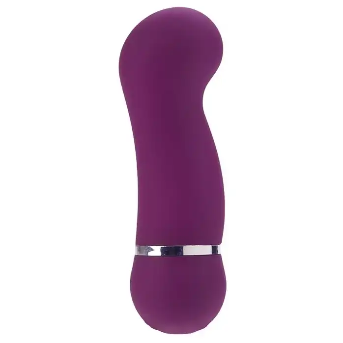 Фиолетовый мини-вибратор для точки G Gyrator - 12,5 см - Jumpin  Gyrators