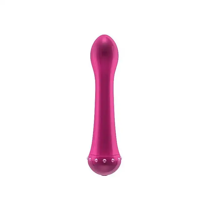 Вибратор с кристаллами The Diamond Pink - 16,5 см - Shots Toys