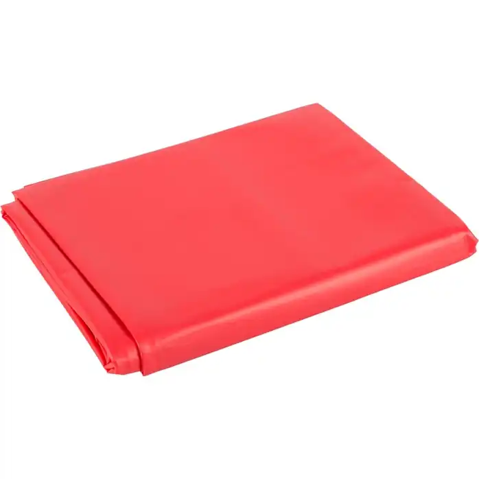 Красная виниловая простынь Vinyl Bed Sheet - Fetish Collection. Фотография 3.