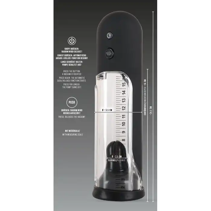Автоматическая вакуумная помпа для пениса Rebel Automatic Pump - You2Toys. Фотография 5.