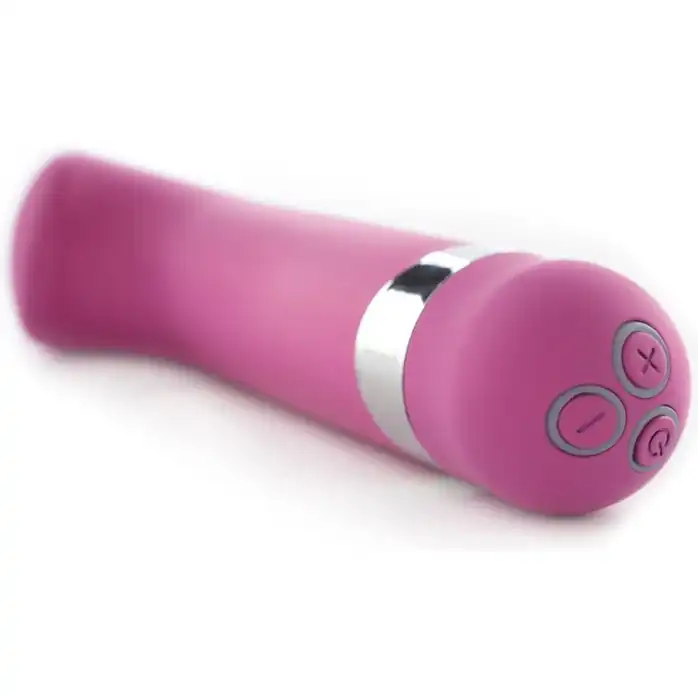 Розовый вибромассажёр для G-стимуляции THE EMILI BIG O G-SPOT - 17,2 см. Фотография 3.