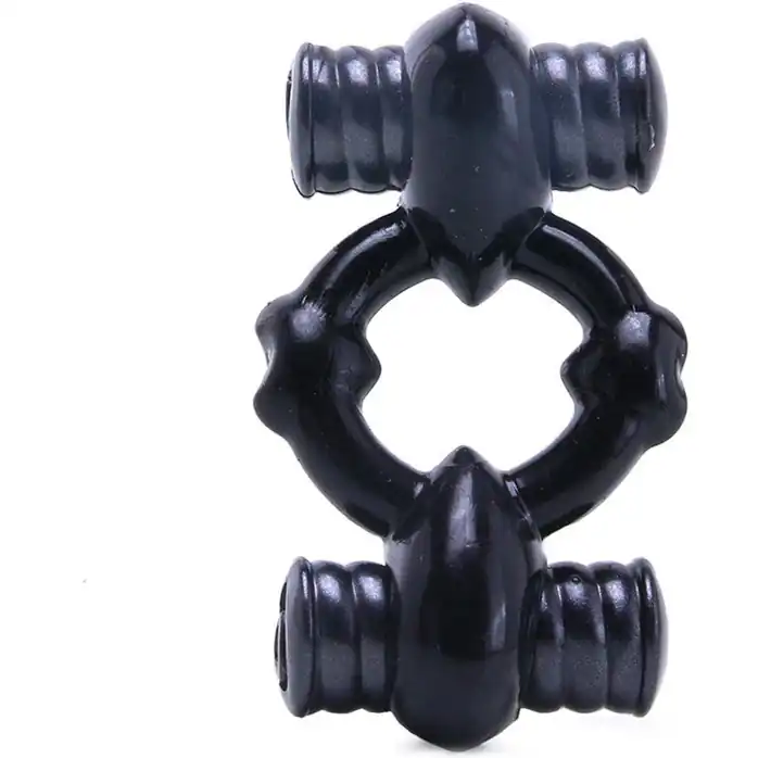 Эрекционное кольцо с двумя вибраторами TLC All Nighter Dual Wireless Cock Ring - TLC