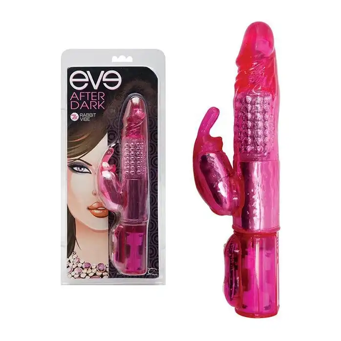 Розовый компьютерный вибратор Eve After Dark 7x Rabbit Vibe - 22 см - Eve After Dark. Фотография 2.