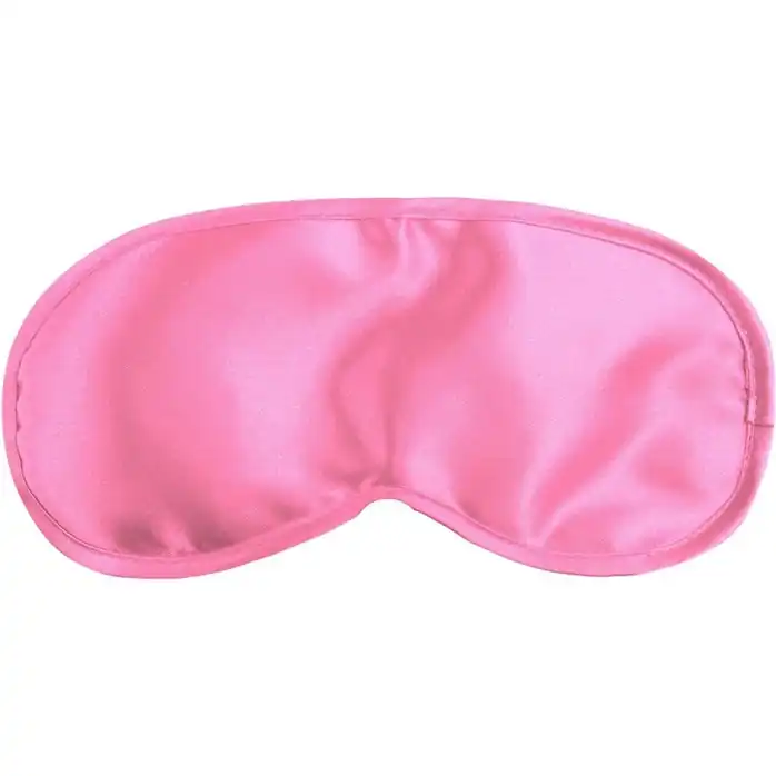 Розовая маска на глаза Satin Love Mask - Fetish Fantasy Series