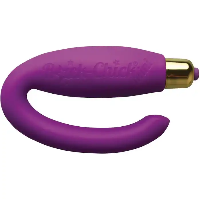 Фиолетовый вибростимулятор Rock Chick Mini