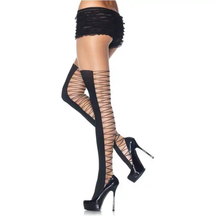 Колготки с имитацией чулочек Leg Avenue