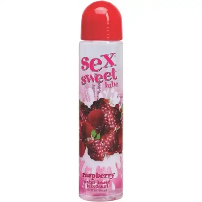 Вкусовой лубрикант с ароматом малины Sex Sweet Lube - 197 мл - Sex Sweet Lube