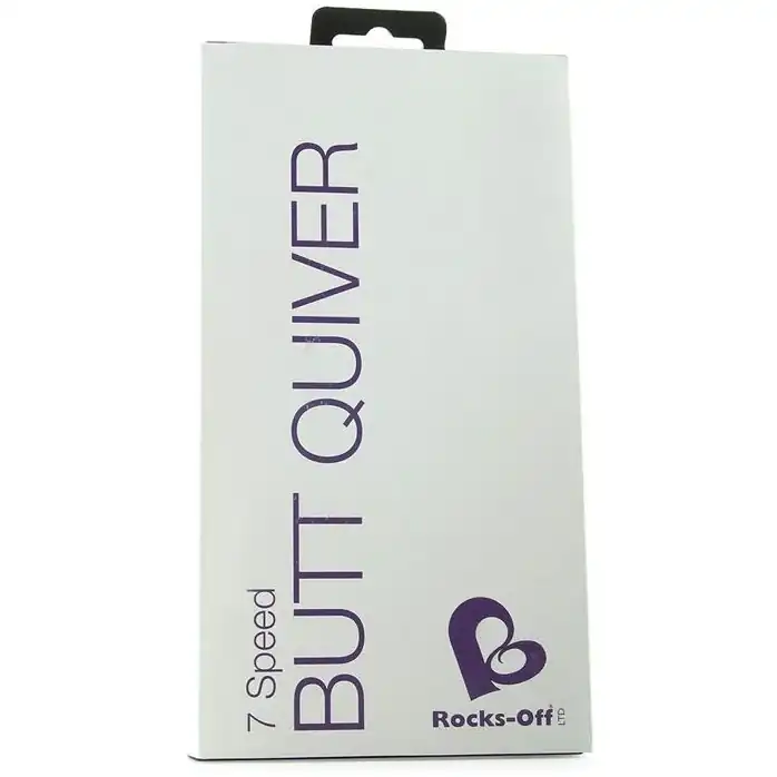 Анальная пробка с вибрацией Butt Quiver - 13 см. Фотография 4.