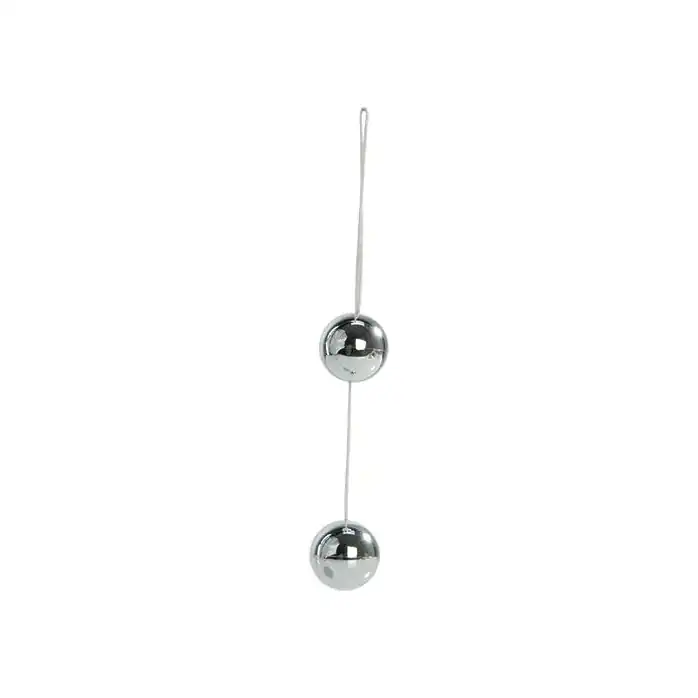 Серебристые вагинальные шарики CANDY BALLS LUX - Candy Balls