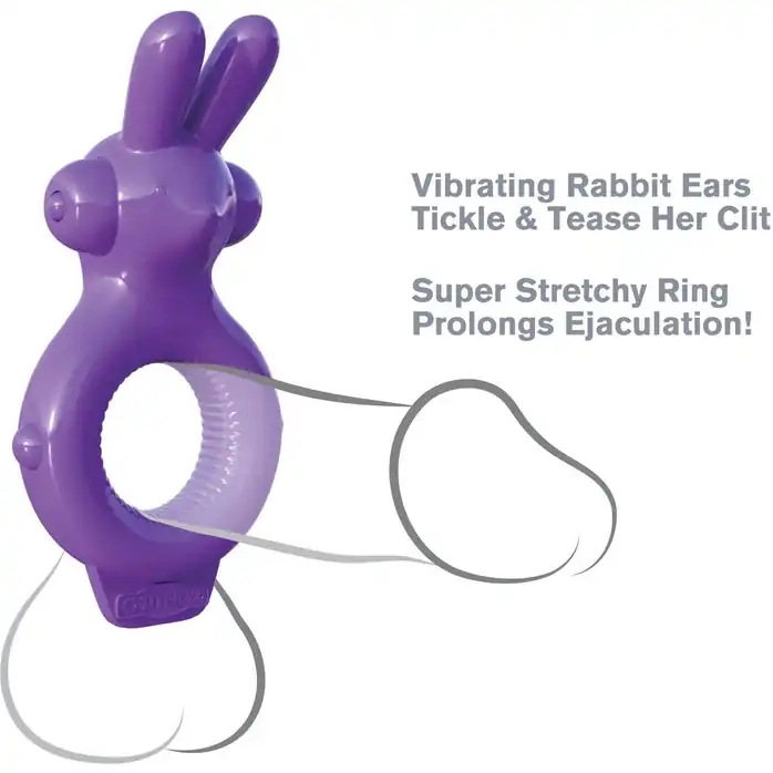 Эрекционное кольцо Ultimate Rabbit Ring - Fantasy C-Ringz. Фотография 2.