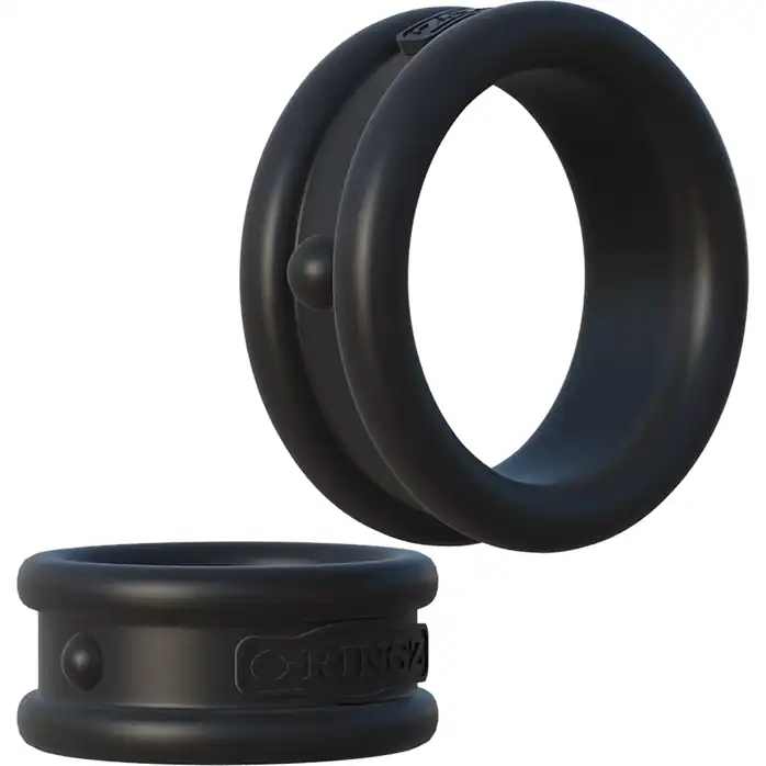 Набор из двух эрекционных колец Max-Width Silicone Rings - Fantasy C-Ringz