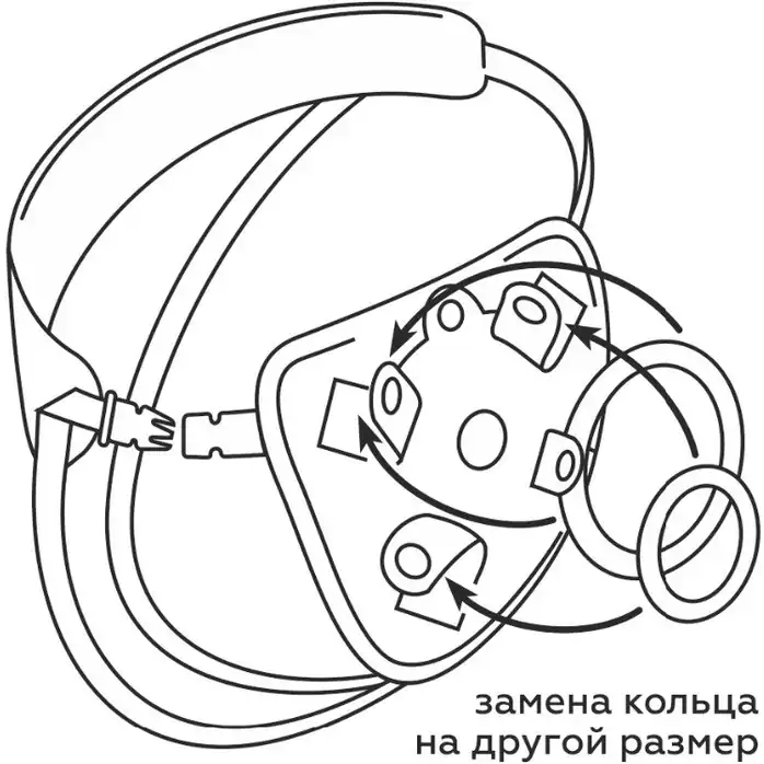 Универсальные трусики Harness UNI strap - HARNESS UNI STRAP. Фотография 6.