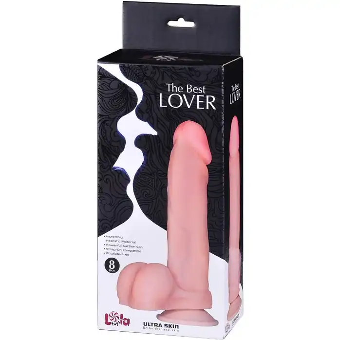 Фаллоимитатор на присоске The Best Lover - 21 см - The Best Lover. Фотография 4.