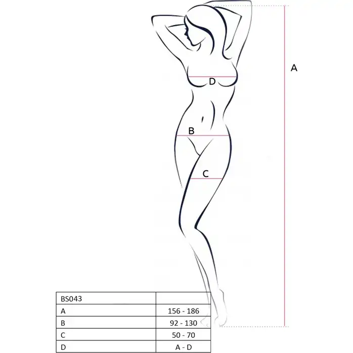 Ажурный комбинезон с открытыми бёдрами и узором в виде листиков - Erotic Line. Фотография 3.