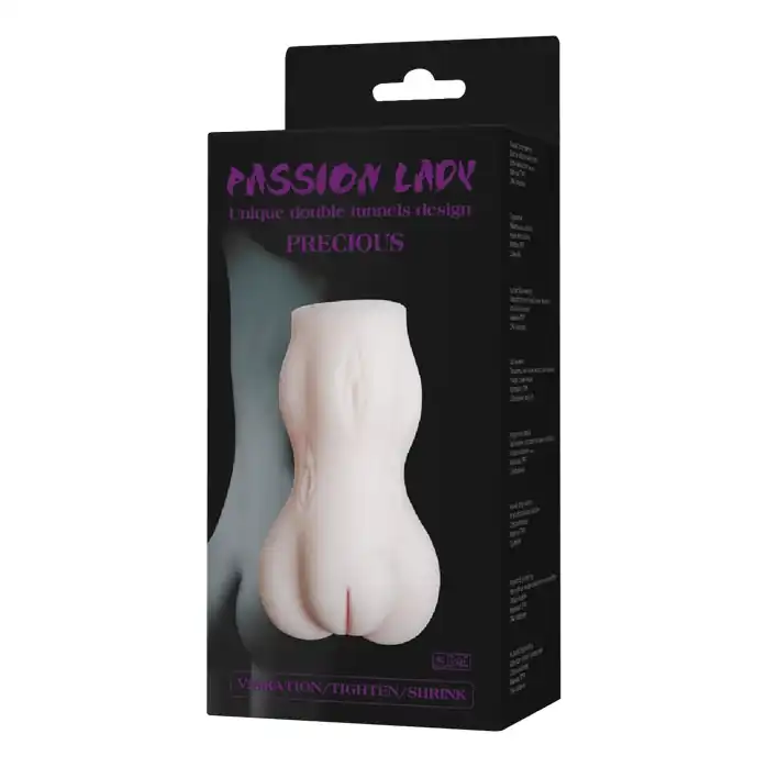 Мастурбатор Passion Lady Precious с вибрацией - 16 см. Фотография 8.
