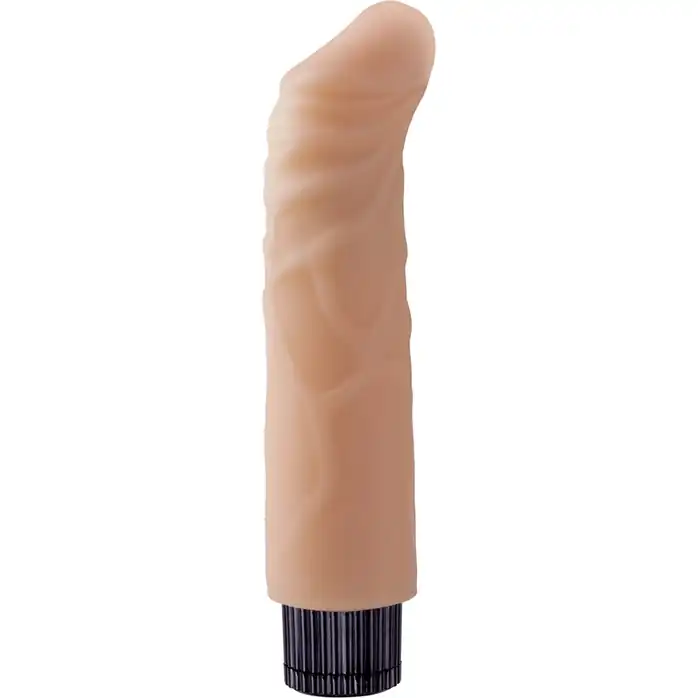 Загнутый вибратор для стимуляции точки G - 19 см - Real Touch XXX