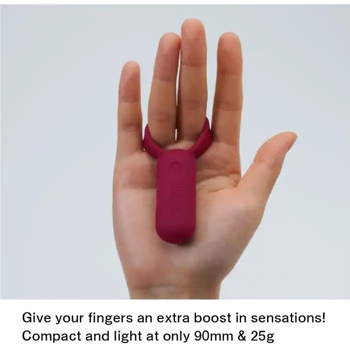 Бордовое эрекционное кольцо SVR Carmine - SVR vibrators. Фотография 2.