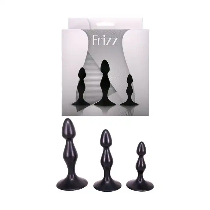 Набор Frizz из 3 фигурных анальных пробок