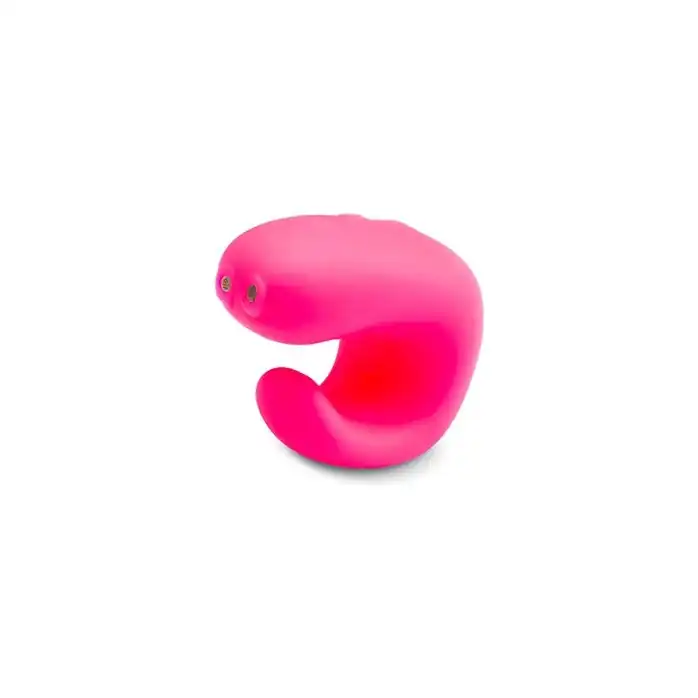 Розовый мини-вибратор на палец Fun Toys Gring. Фотография 2.