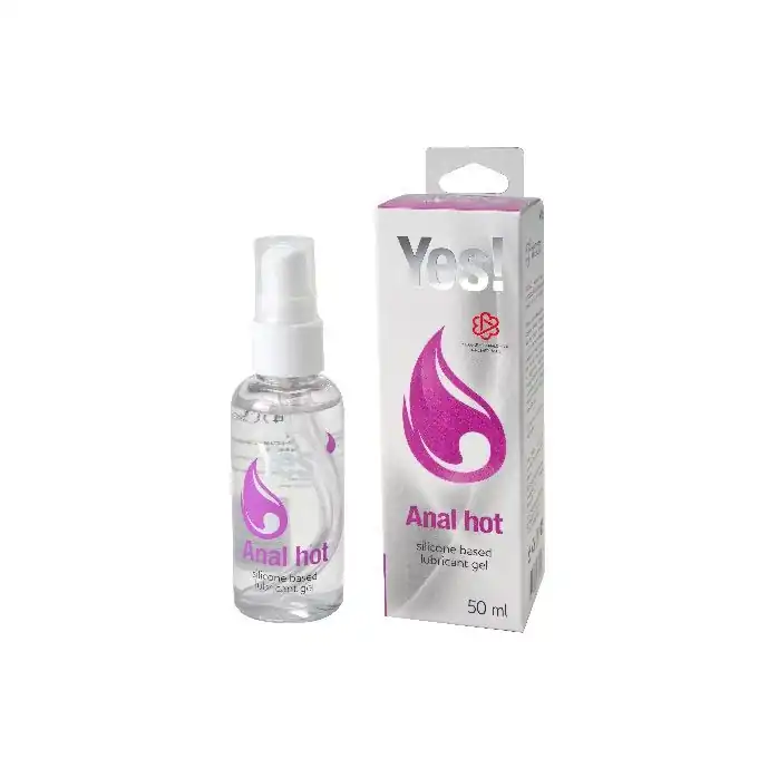 Согревающая силиконовая гель-смазка Yes Anal hot - 50 мл - Sitabella lube