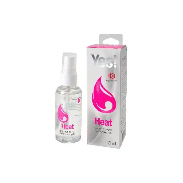 Возбуждающая силиконовая вагинальная смазка Yes Heat - 50 мл - Sitabella lube