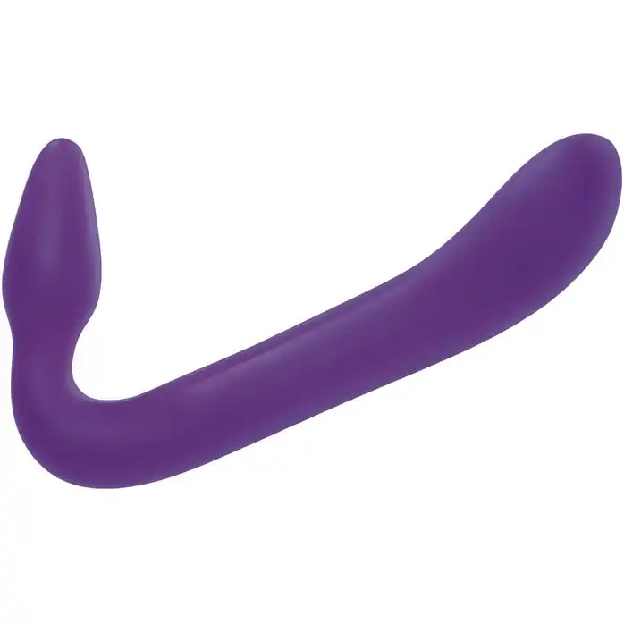 Фиолетовый безремневой страпон из силикона Love Rider Strapless Strap-On - 20,3 см - Love Rider