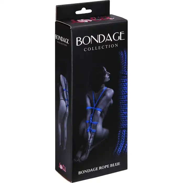 Синяя веревка Bondage Collection Blue - 9 м - Bondage Collection. Фотография 2.