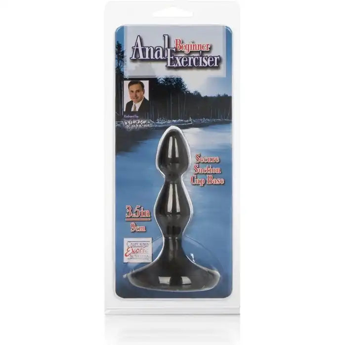 Анальная пробка с широким основанием Dr. Joel Beginner Anal Exerciser - 9 см - Dr. Joel Kaplan. Фотография 2.