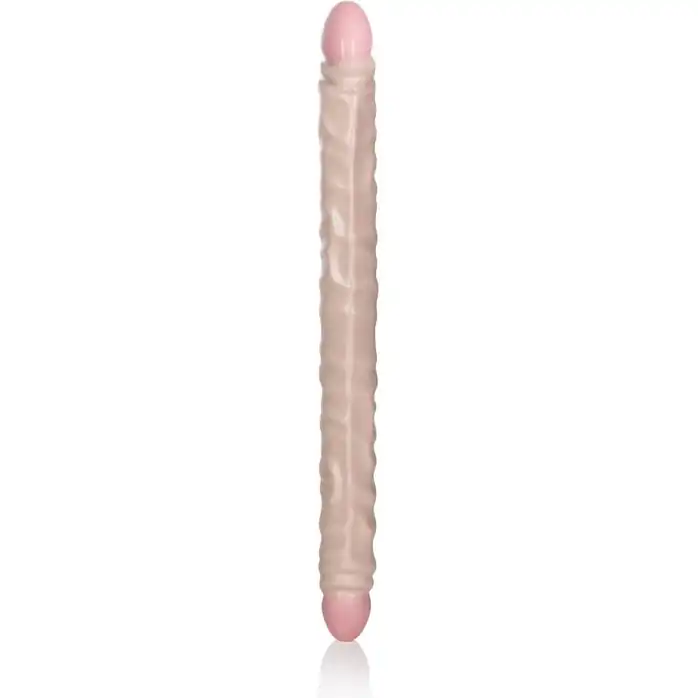 Двусторонний фаллоимитатор Slim Jim Duo Veined Super Slim Dongs - 43 см. Фотография 2.