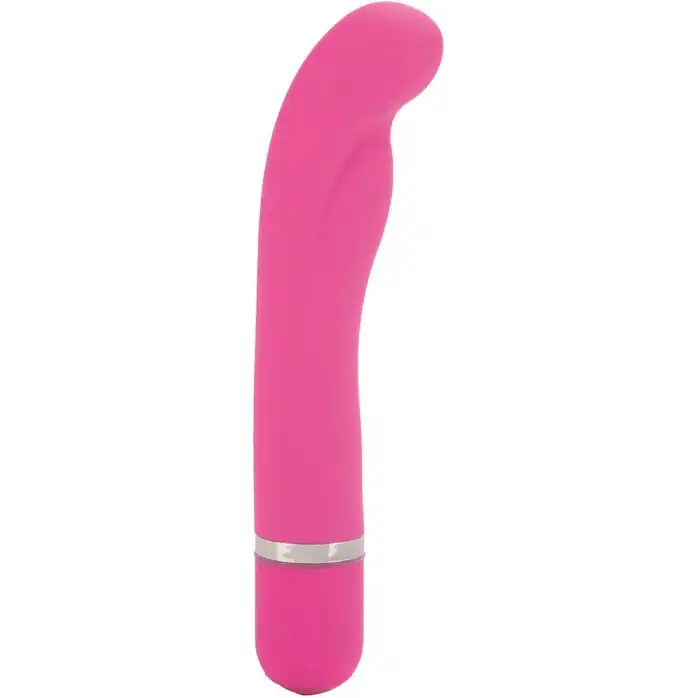 Розовый вибромассажер с утолщенной верхней частью 10-Function Charisma Wavy - 13 см - Charisma
