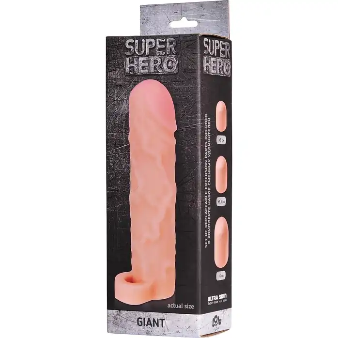 Фаллоудлинитель SUPER HERO Giant - 22 см - Super Hero. Фотография 3.