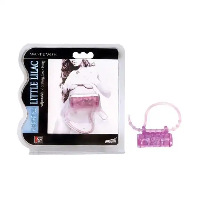 Эрекционное кольцо с вибратором LITTLE LILAC - Want   Wish