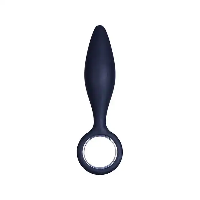 Чёрная анальная втулка MENZSTUFF PEAKED PLEASURE - 12,5 см - MenzStuff